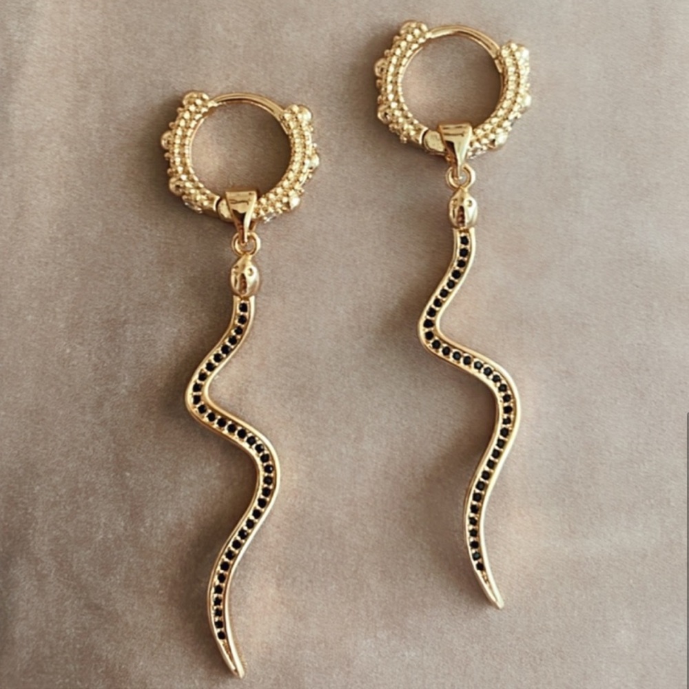 Willow Serpent Earrings
